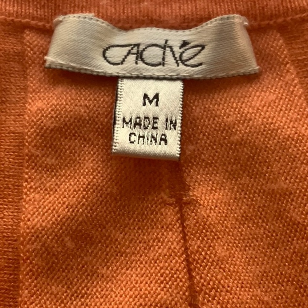 Cache Backless Tunic Peach Color Size Medium - image 4